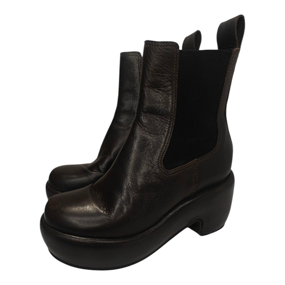 Brown Platform Boots by Everlane sz 5.5